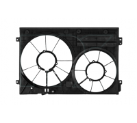 Диффузор (корпус, без шторки) вентилятора радиатора Volkswagen Golf 5 / Фольксваген Гольф 5 2003-2009 74W159 FPS (Тайвань)