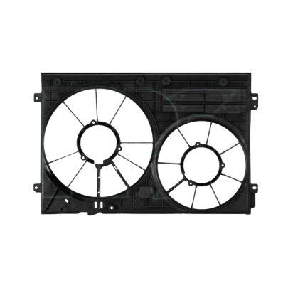 Диффузор (корпус, без шторки) вентилятора радиатора Volkswagen Golf 5 / Фольксваген Гольф 5 2003-2009 74W159 FPS (Тайвань)