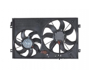 Вентилятор радиатора (с корпусом, D=360/295, без шторки) Volkswagen Golf 5 / Фольксваген Гольф 5 2003-2009 74W78 FPS (Тайвань)