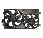 Вентилятор радиатора (с корпусом, D=360/295, без шторки) Volkswagen Golf 5 / Фольксваген Гольф 5 2003-2009 85250 NISSENS (Дания)