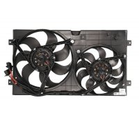 Вентилятор радиатора (с корпусом, D=360/295, без шторки) Volkswagen Golf 5 / Фольксваген Гольф 5 2003-2009 85250 NISSENS (Дания)