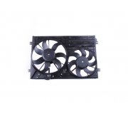 Вентилятор радиатора (с корпусом, D=360/295, с шторкой) Volkswagen Golf 5 / Фольксваген Гольф 5 2003-2009 85644 NISSENS (Дания)