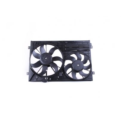 Вентилятор радиатора (с корпусом, D=360/295, с шторкой) Volkswagen Golf 5 / Фольксваген Гольф 5 2003-2009 85644 NISSENS (Дания)