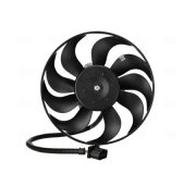 Вентилятор радиатора (электрический, D=295) Volkswagen Golf 5 / Фольксваген Гольф 5 2003-2009 85684 NISSENS (Дания)