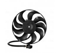 Вентилятор радиатора (электрический, D=295) Volkswagen Golf 5 / Фольксваген Гольф 5 2003-2009 85684 NISSENS (Дания)