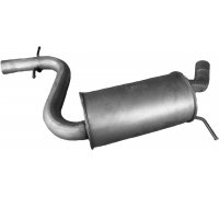 Глушник средний (резонатор) Volkswagen Golf 5 / Фольксваген Гольф 5 2003-2009 ED30.612 EDEX (Польша)