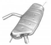 Глушник задній (резонатор) Volkswagen Golf 5 / Фольксваген Гольф 5 2003-2009 ED30.616 EDEX (Польща)
