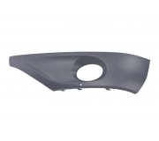 Решетка бампера левая (под галогенную фару, под покраску) Volkswagen Touareg 2 / Фольксваген Туарег 2 2010-2018 6502-07-9586917P BLIC (Польша)