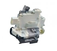 Замок передней двери левой (с центральным замком, 9 pin) Volkswagen Touareg 2 / Фольксваген Туарег 2 2010-2018 660180 ERA (Италия)