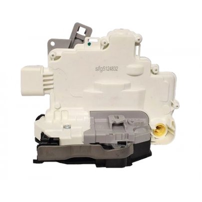 Замок передней двери левой (с центральным замком, 9 pin) Volkswagen Touareg 2 / Фольксваген Туарег 2 2010-2018 BSP24832 BUGIAD (Германия)