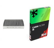 Фільтр салону (вугільний) Volkswagen Touareg 2 / Фольксваген Туарег 2 2010-2018 CCF0429C CHAMPION (США)