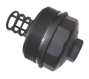 Крышка корпуса масляного фильтра Volkswagen Touareg 2 / Фольксваген Туарег 2 3.6 V6 FSI 2010-2018 021115433E VW (Германия)