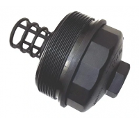 Крышка корпуса масляного фильтра Volkswagen Touareg 2 / Фольксваген Туарег 2 3.6 V6 FSI 2010-2018 021115433E VW (Германия)