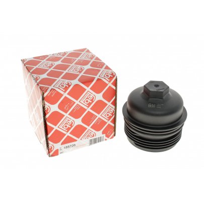 Кришка корпусу масляного фільтра (з ущільнювальним кільцем) Volkswagen Touareg 2 / Фольксваген Туарег 2 3.0 V6 TDI 2010-2018 185726 FEBI (Німеччина)