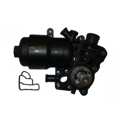 Корпус масляного фильтра (с термостатом) Volkswagen Touareg 2 / Фольксваген Туарег 2 3.0 V6 TDI 2010-2018 AS8037 AUTLOG (Германия)