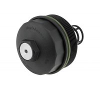 Крышка корпуса масляного фильтра Volkswagen Touareg 2 / Фольксваген Туарег 2 3.6 V6 FSI 2010-2018 CCLVW046 NTY (Польша)