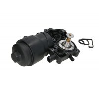 Корпус масляного фільтра (з термостатом) Volkswagen Touareg 2 / Фольксваген Туарег 2 3.0 V6 TDI 2010-2018 DFW002TT THERMOTEC (Польща)