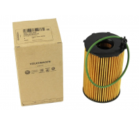 Фильтр масляный (вставка, двигатель: CJMA / CVWA / CRCD / CNRB / CRCA / CJGD / CVVA) Volkswagen Touareg 2 / Фольксваген Туарег 2 3.0 V6 TDI 2010-2018 059198405 VW (Германия)