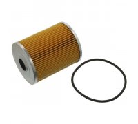 Фильтр масляный (вставка, высота:110мм) Volkswagen Touareg 2 / Фольксваген Туарег 2 3.6 V6 FSI 2010-2018 37556 FEBI (Германия)