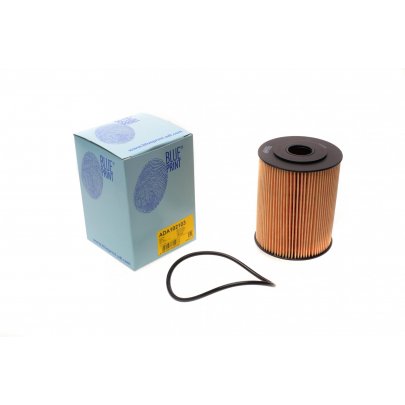 Фильтр масляный (вставка, высота:110мм) Volkswagen Touareg 2 / Фольксваген Туарег 2 3.6 V6 FSI 2010-2018 ADA102103 BLUE PRINT (Польша)