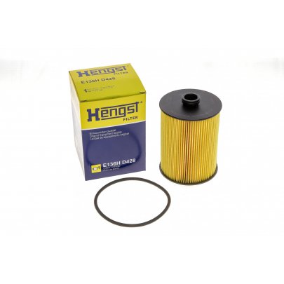 Фильтр масляный (вставка, высота:119мм) Volkswagen Touareg 2 / Фольксваген Туарег 2 3.6 V6 FSI 2010-2018 E136HD428 HENGST (Германия)