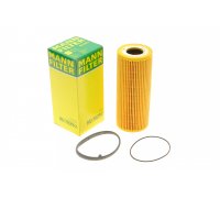 Фильтр масляный (вставка) Volkswagen Touareg 2 / Фольксваген Туарег 2 3.0 V6 TSI Hybrid 2010-2018 HU7029Z MANN-FILTER (Германия)