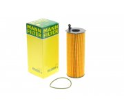 Фильтр масляный (вставка) Volkswagen Touareg 2 / Фольксваген Туарег 2 4.2 V8 TDI 2010-2018 HU8001X MANN-FILTER (Германия)