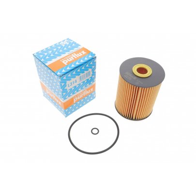 Фильтр масляный (вставка, высота:110мм) Volkswagen Touareg 2 / Фольксваген Туарег 2 3.6 V6 FSI 2010-2018 L314 PURFLUX (Франция)