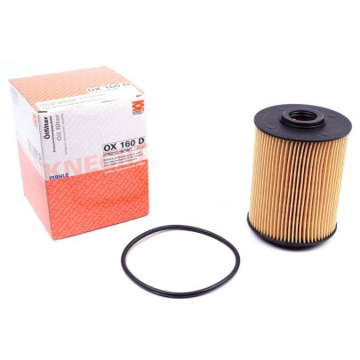 Фильтр масляный (вставка, высота:110мм) Volkswagen Touareg 2 / Фольксваген Туарег 2 3.6 V6 FSI 2010-2018 OX160D KNECHT (Германия)