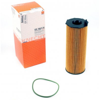 Фильтр масляный (вставка, двигатель: CASD / CASA / CATA) Volkswagen Touareg 2 / Фольксваген Туарег 2 3.0 V6 TDI 2010-2018 OX196/3D KNECHT (Германия)