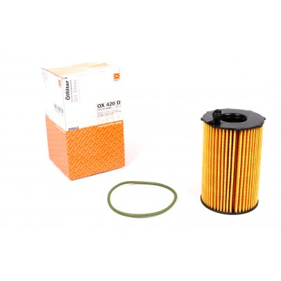 Фильтр масляный (вставка, двигатель: CJMA / CVWA / CRCD / CNRB / CRCA / CJGD / CVVA) Volkswagen Touareg 2 / Фольксваген Туарег 2 3.0 V6 TDI 2010-2018 OX420D KNECHT (Германия)