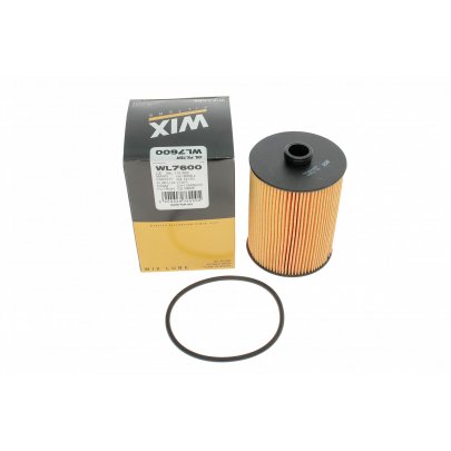 Фильтр масляный (вставка, высота:119мм) Volkswagen Touareg 2 / Фольксваген Туарег 2 3.6 V6 FSI 2010-2018 WL7600 WIX (Польша)