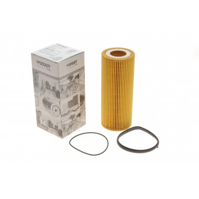 Фильтр масляный (вставка) Volkswagen Touareg 2 / Фольксваген Туарег 2 3.0 V6 TSI Hybrid 2010-2018 WY-122 WUNDER (Турция)