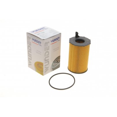 Фильтр масляный (вставка, двигатель: CJMA / CVWA / CRCD / CNRB / CRCA / CJGD / CVVA) Volkswagen Touareg 2 / Фольксваген Туарег 2 3.0 V6 TDI 2010-2018 WY-126 WUNDER (Турция)