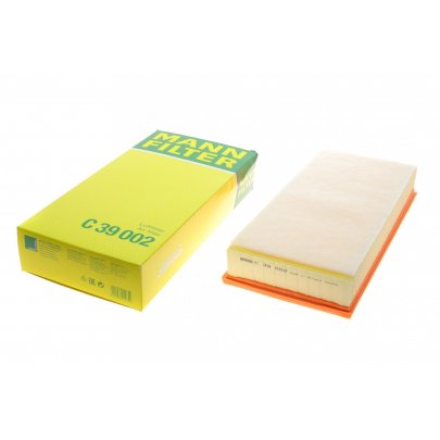 Фильтр воздушный (с поролоном) Volkswagen Touareg 2 / Фольксваген Туарег 2 2010-2018 C39002 MANN-FILTER (Германия)