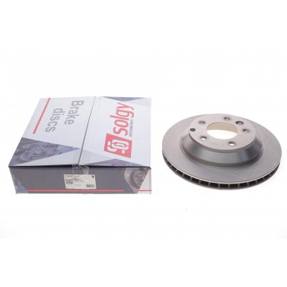 Тормозной диск задний (330х28мм) Volkswagen Touareg 2 / Фольксваген Туарег 2 2010-2018 208135 SOLGY (Испания)