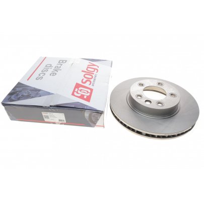 Гальмівний диск передній правий (330х32мм) Volkswagen Touareg 2 / Фольксваген Туарег 2 2010-2018 208153 SOLGY (Іспанія)