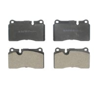 Тормозные колодки передние (с датчиком, 132x77.3x16) Volkswagen Touareg 2 / Фольксваген Туарег 2 2010-2018 05P1376 LPR (Италия)