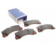 Тормозные колодки передние (с датчиком, 210x95x16) Volkswagen Touareg 2 / Фольксваген Туарег 2 2010-2018 0986494206 BOSCH (Германия)