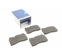 Гальмівні колодки передні (з датчиком, 132x77.3x16) Volkswagen Touareg 2 / Фольксваген Туарег 2 2010-2018 0986494207 BOSCH (Німеччина)