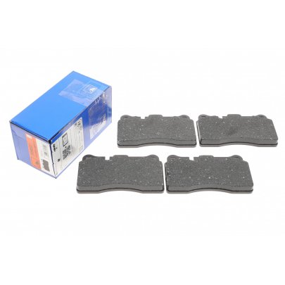 Тормозные колодки передние (с датчиком, 132x77.3x16) Volkswagen Touareg 2 / Фольксваген Туарег 2 2010-2018 13.0460-4833.2 ATE (Германия)