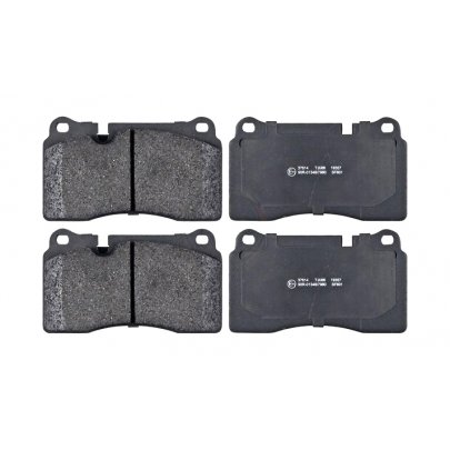 Тормозные колодки передние (132x77.3x16) Volkswagen Touareg 2 / Фольксваген Туарег 2 2010-2018 37614 ABS (Нидерланды)