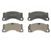 Тормозные колодки передние (с датчиком, 210x95x16) Volkswagen Touareg 2 / Фольксваген Туарег 2 2010-2018 C1W066ABE ABE (Польша)