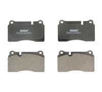 Тормозные колодки передние (с датчиком, 132x77.3x16) Volkswagen Touareg 2 / Фольксваген Туарег 2 2010-2018 FDB1877 FERODO (Великобритания)