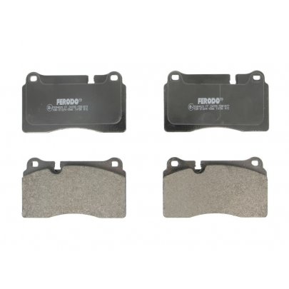Гальмівні колодки передні (з датчиком, 132x77.3x16) Volkswagen Touareg 2 / Фольксваген Туарег 2 2010-2018 FDB1877 FERODO (Великобританія)