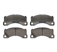 Тормозные колодки передние (с датчиком, 210x95x16) Volkswagen Touareg 2 / Фольксваген Туарег 2 2010-2018 FDB5417 FERODO (Великобритания)