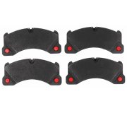 Тормозные колодки передние (с датчиком, 132x77.3x16) Volkswagen Touareg 2 / Фольксваген Туарег 2 2010-2018 GDB1774 TRW (Германия)