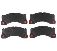 Гальмівні колодки передні (з датчиком, 132x77.3x16) Volkswagen Touareg 2 / Фольксваген Туарег 2 2010-2018 GDB1774 TRW (Німеччина)