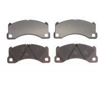 Гальмівні колодки передні (з датчиком, 210x95x16) Volkswagen Touareg 2 / Фольксваген Туарег 2 2010-2018 GDB1969 TRW (Німеччина)