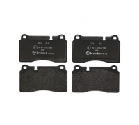 Тормозные колодки передние (132x77.3x16) Volkswagen Touareg 2 / Фольксваген Туарег 2 2010-2018 P85110 BREMBO (Италия)